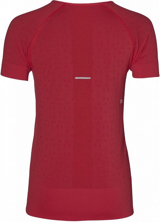 Asics Seamless Short Sleeve Texture Classic Red